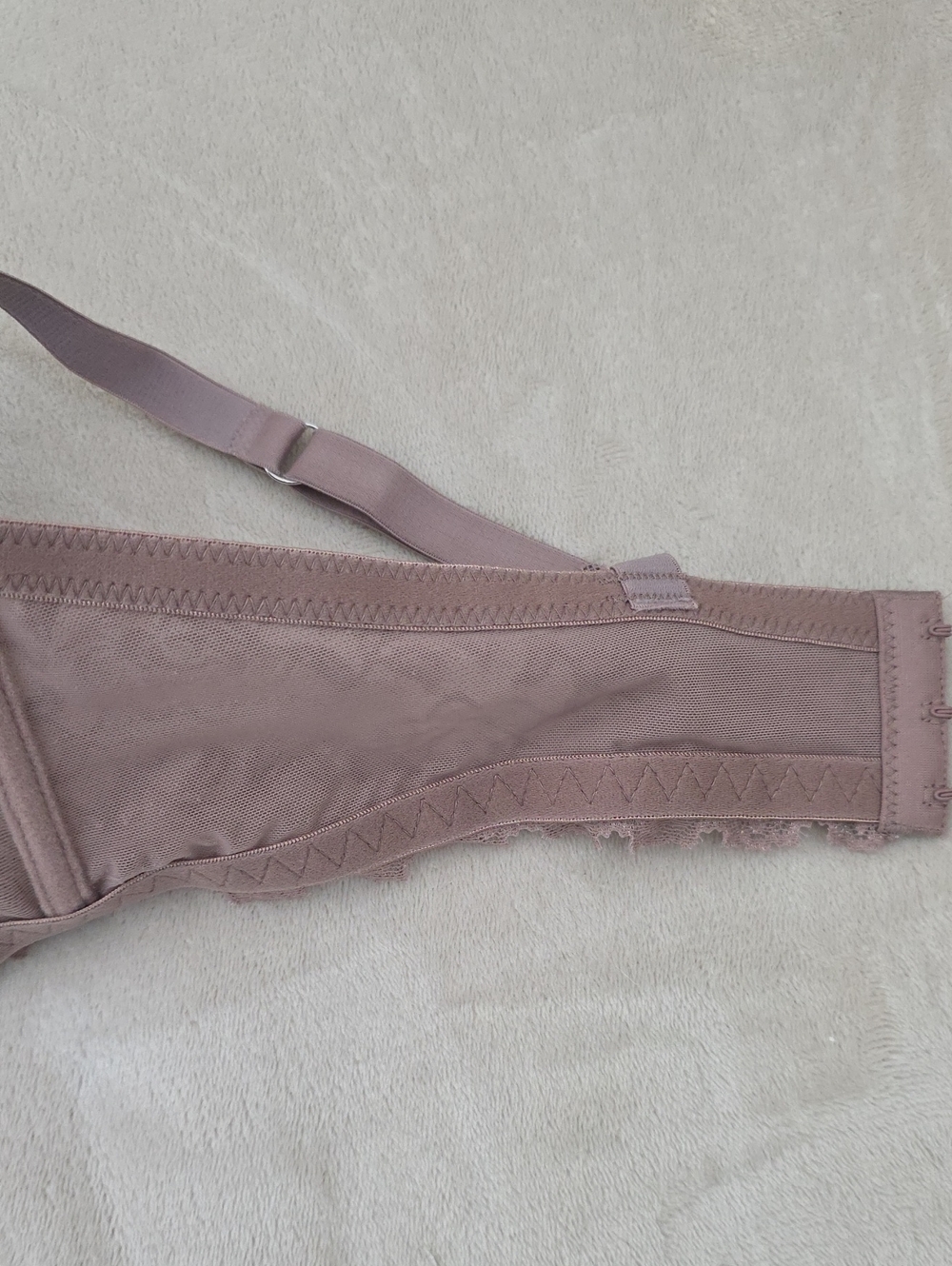 Auden Lace Push Up Bra 38DD Mauve Taupe Underwire Padded T-Shirt Bra - Picture 12 of 13